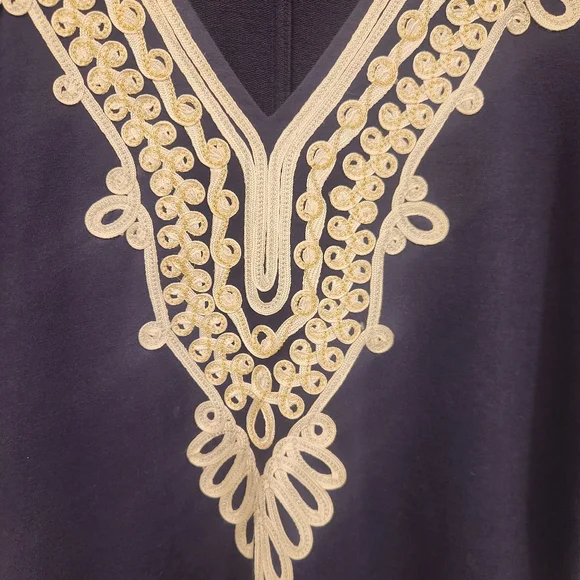 Lilly Pulitzer Fitted Dress  embroidered‎ Navy Blue Size small - Picture 2 of 8